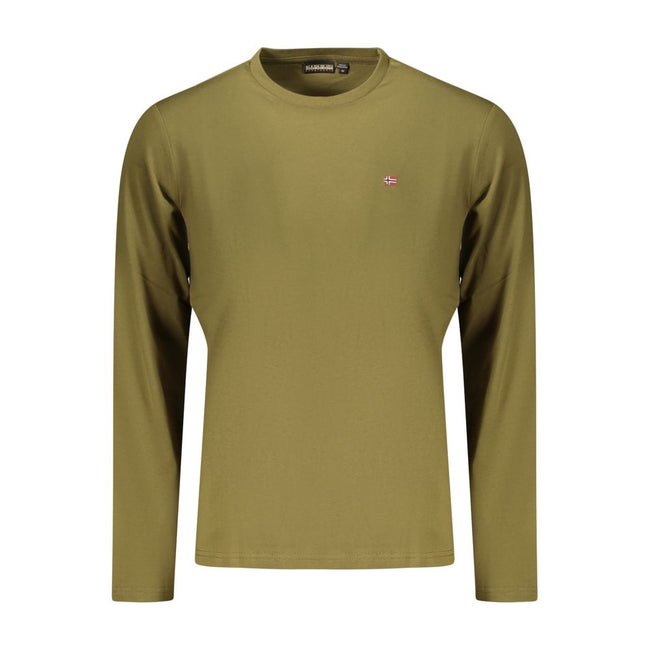 Napapijri Verde Baumwoll-T-Shirt für Herren