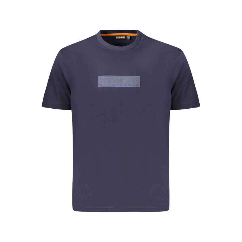 Napapijri Blu Baumwoll-T-Shirt für Herren