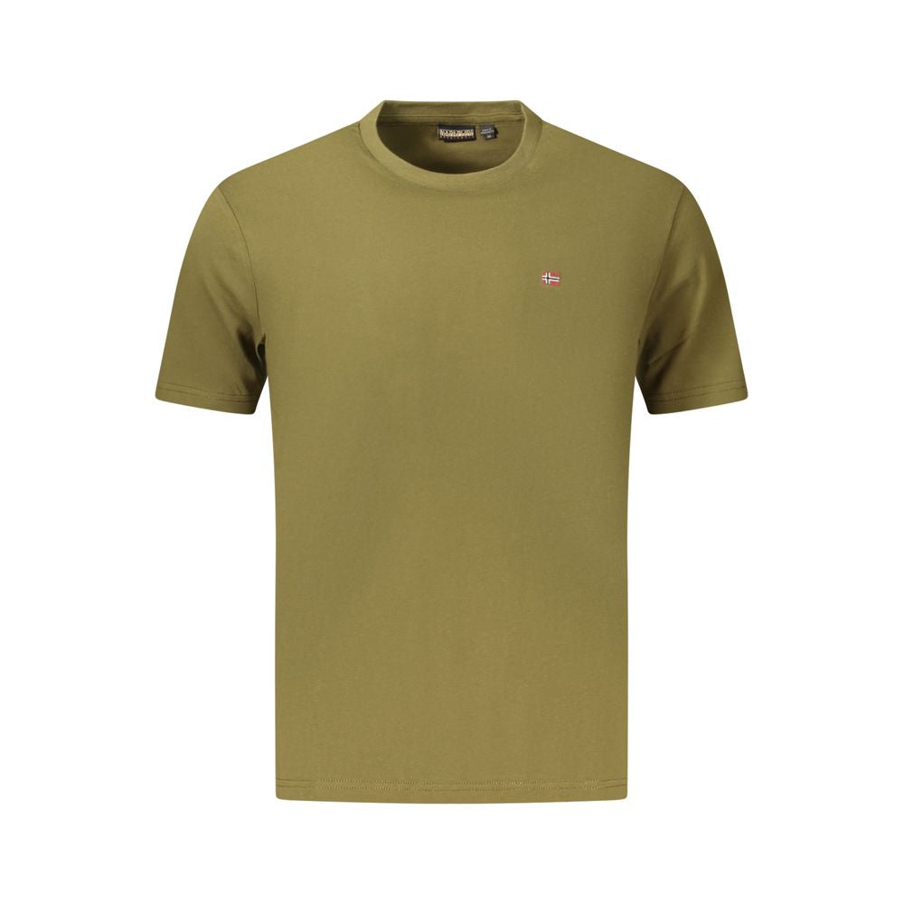 Napapijri Verde Baumwoll-T-Shirt für Herren