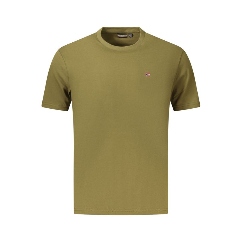 Napapijri Verde Baumwoll-T-Shirt für Herren