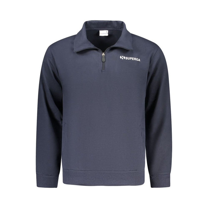 Superga Blaue Herrenjacke aus Nylon