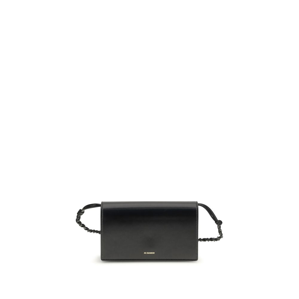 Jil Sander Black Calfskin Bos Taurus Wallet