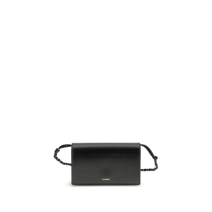 Jil Sander Black Calfskin Bos Taurus Wallet