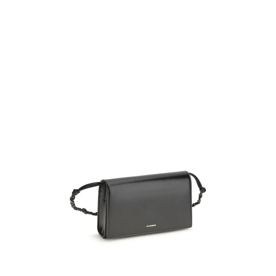 Jil Sander Black Calfskin Bos Taurus Wallet