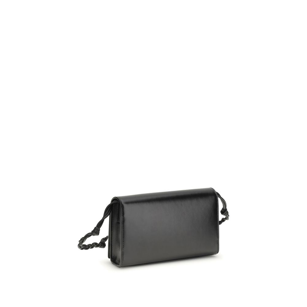 Jil Sander Black Calfskin Bos Taurus Wallet