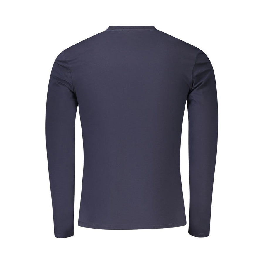 Guess Jeans Blaues Bio-Baumwoll-T-Shirt für Herren