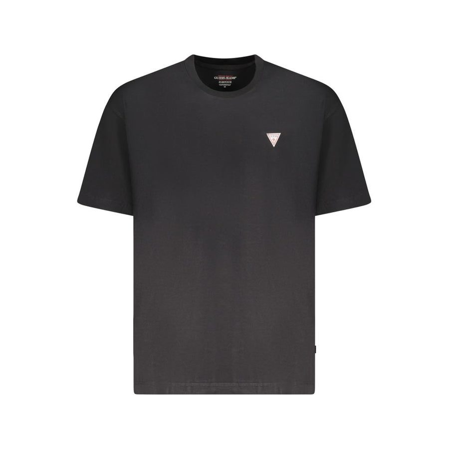 Guess Jeans Nero Baumwoll-T-Shirt für Herren