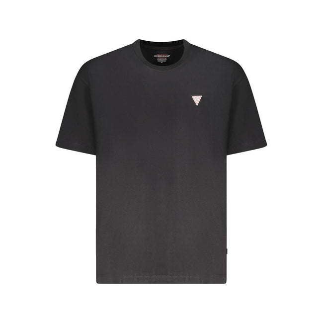 Guess Jeans Nero Baumwoll-T-Shirt für Herren