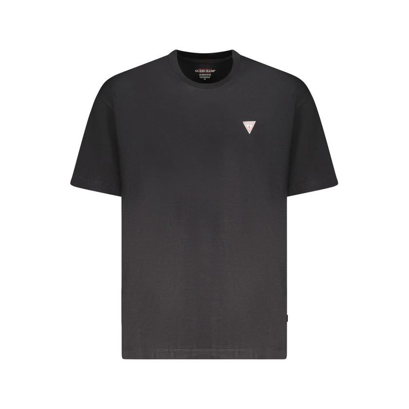 Guess Jeans Nero Baumwoll-T-Shirt für Herren