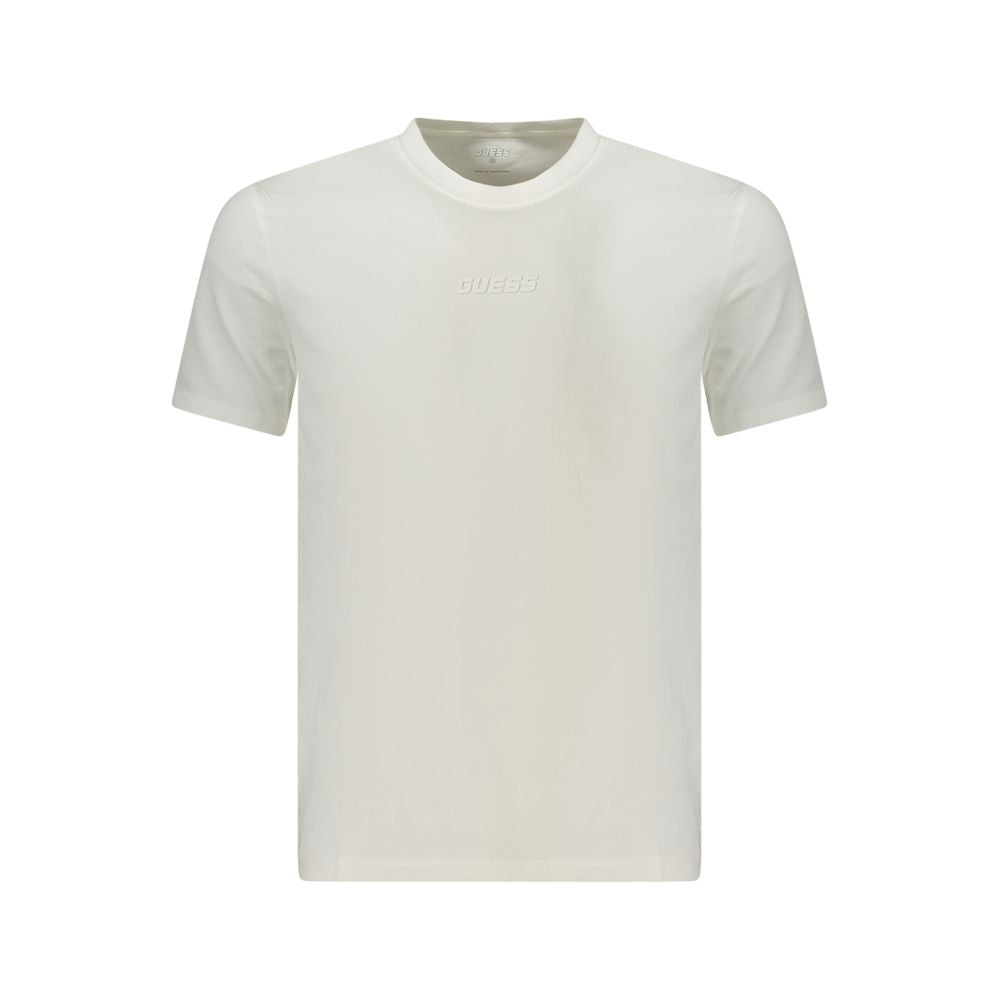 Guess Jeans Men's White Cotton T-Shirt