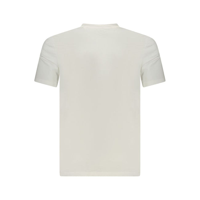 Guess Jeans Weißes Baumwoll-T-Shirt für Herren