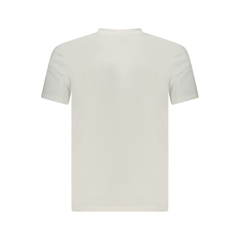Guess Jeans Weißes Baumwoll-T-Shirt für Herren