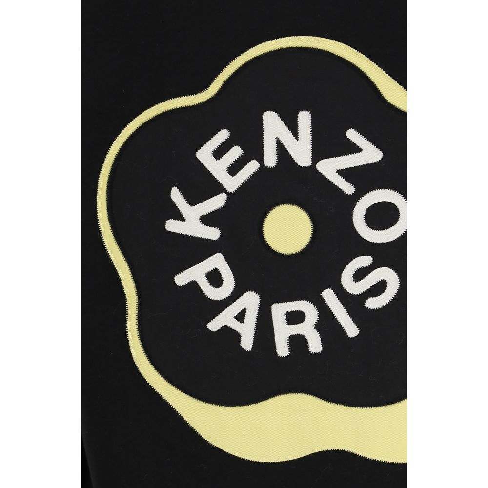 Kenzo Schwarzes Baumwoll-T-Shirt