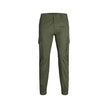 Jack Jones Grüne Baumwoll-Röhrenjeans
