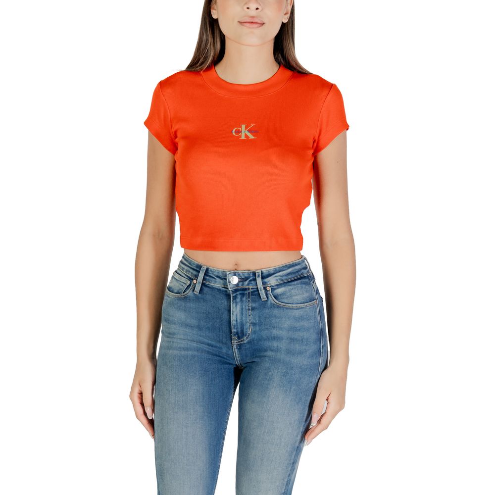 Calvin Klein Jeans Mehrfarbiges Baumwoll-T-Shirt