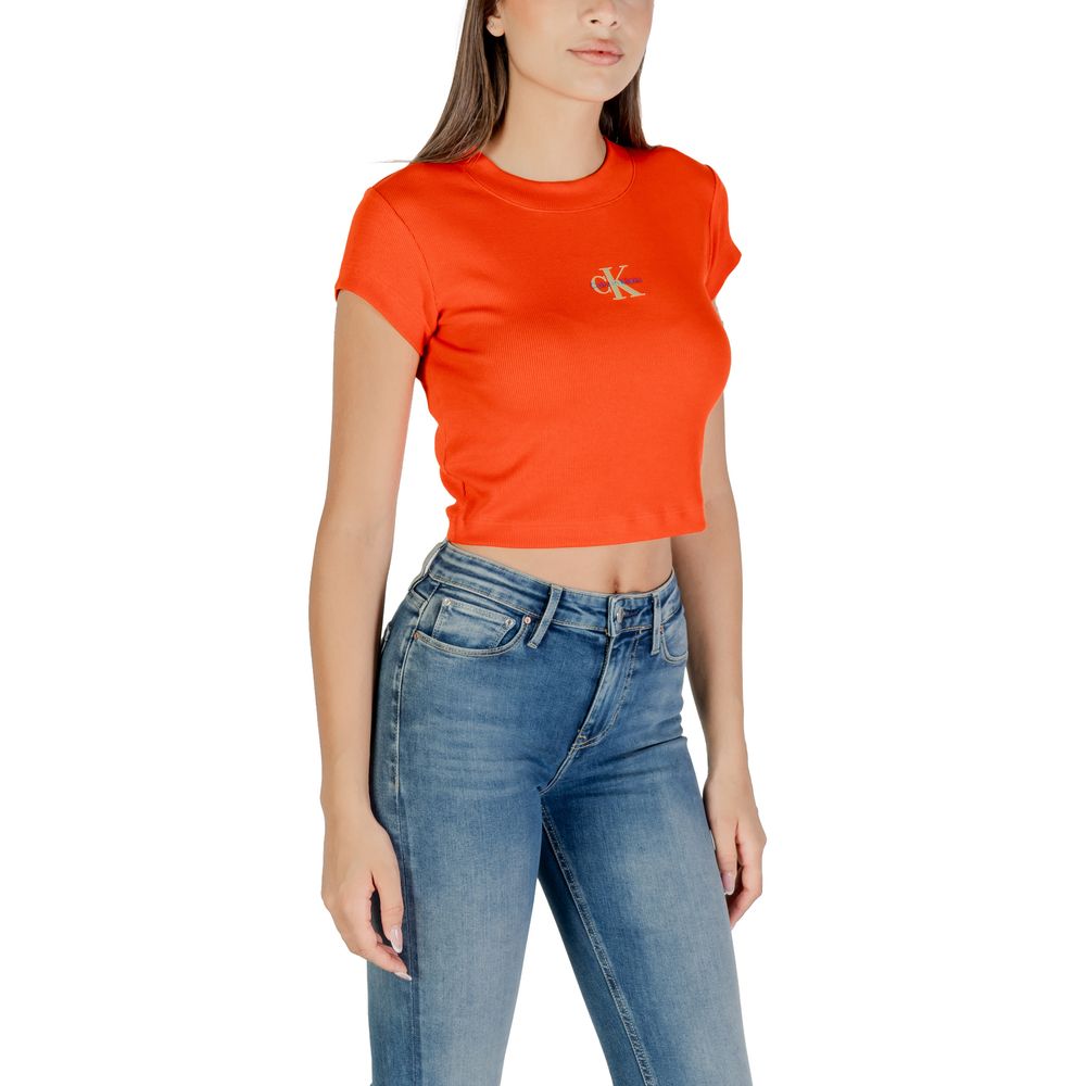 Calvin Klein Jeans Mehrfarbiges Baumwoll-T-Shirt