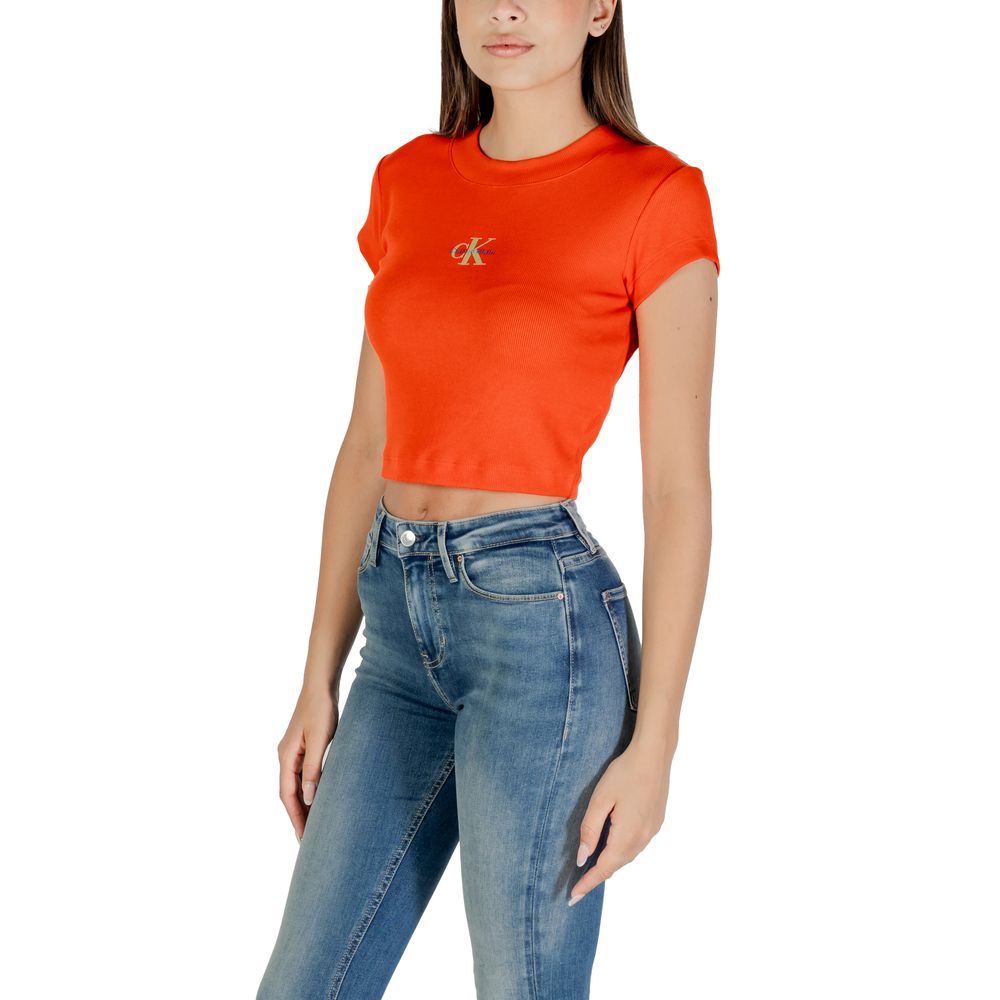 Calvin Klein Jeans Mehrfarbiges Baumwoll-T-Shirt
