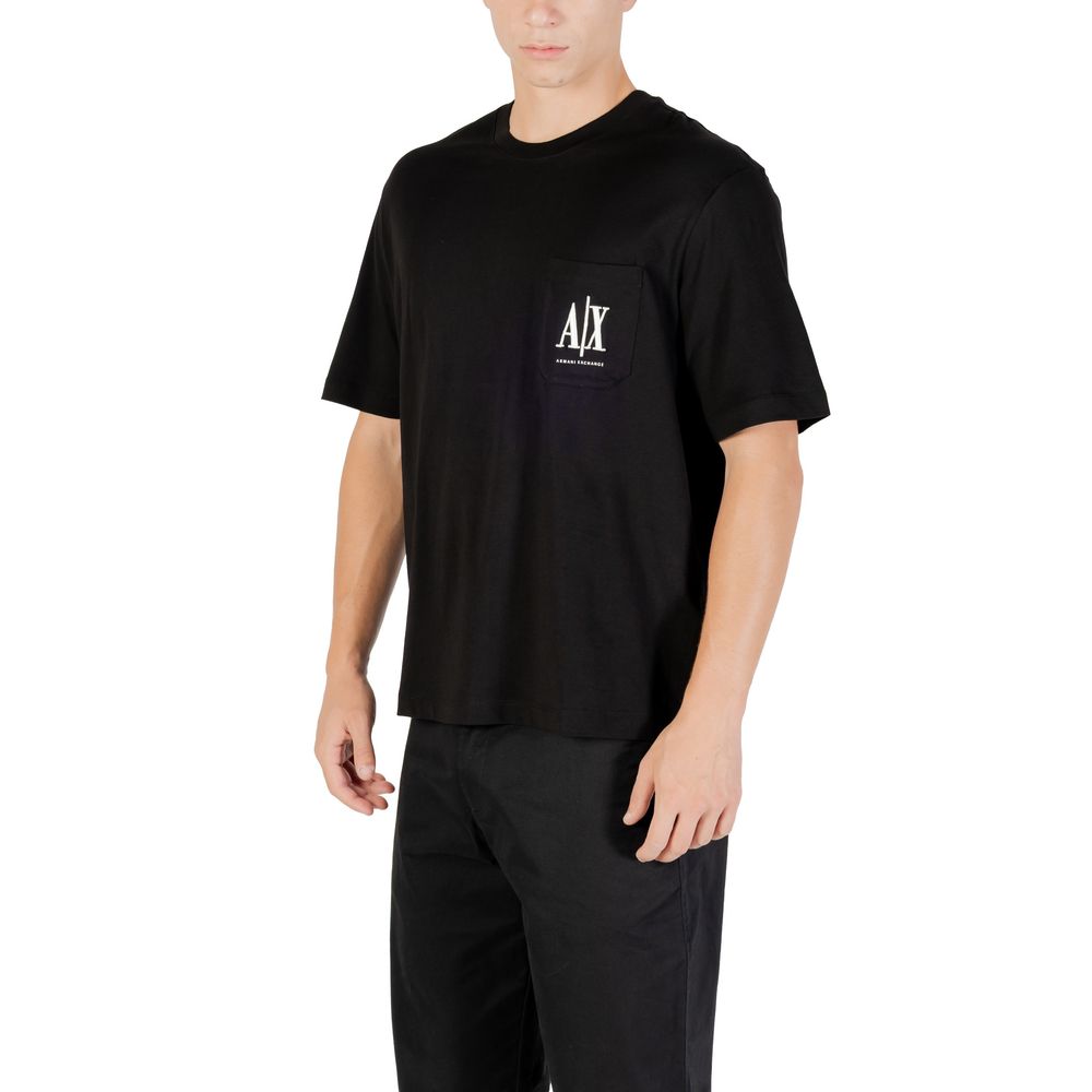 Armani Exchange Schwarzer Baumwoll-Sportswear-Artikel