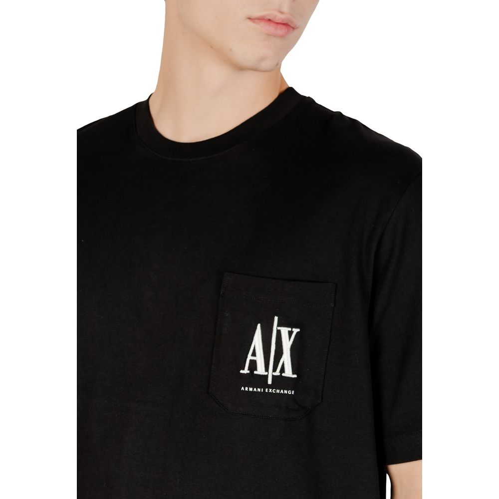 Armani Exchange Schwarzer Baumwoll-Sportswear-Artikel