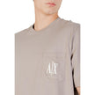 Armani Exchange Braune Baumwoll-Sportbekleidung