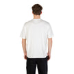 Armani Exchange Cremefarbenes Baumwoll-T-Shirt
