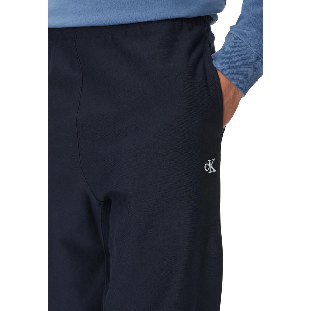 Calvin Klein Jeans Blue Cotton Joggers (Sweatpants)