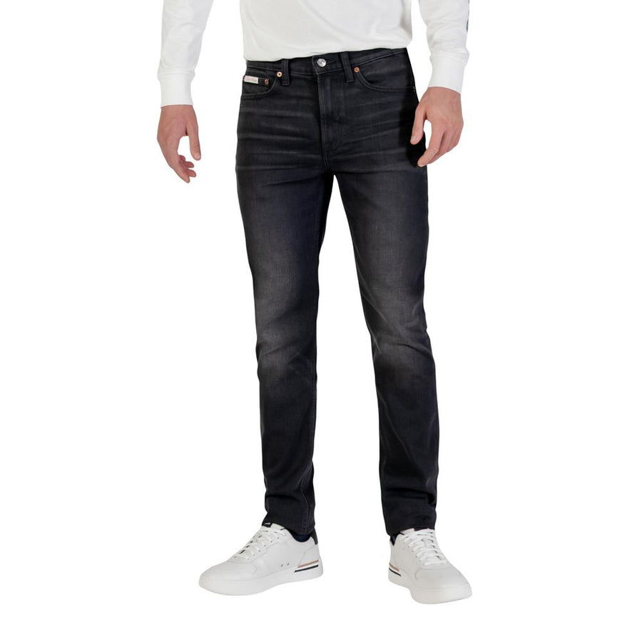 Calvin Klein Jeans Blaue Baumwoll-Skinny-Jeans