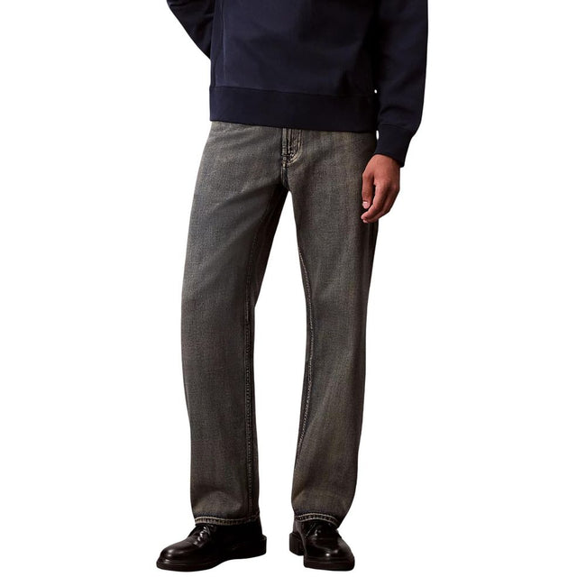 Calvin Klein Jeans Beige Baumwolljeans im Relaxed Fit