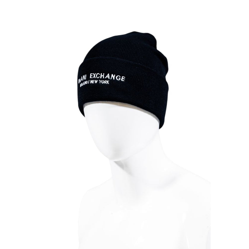 Armani Exchange Blaue Polyesterkappe (Baseball Cap)