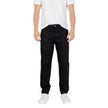 Armani Exchange Schwarze Baumwoll-Skinny-Hose