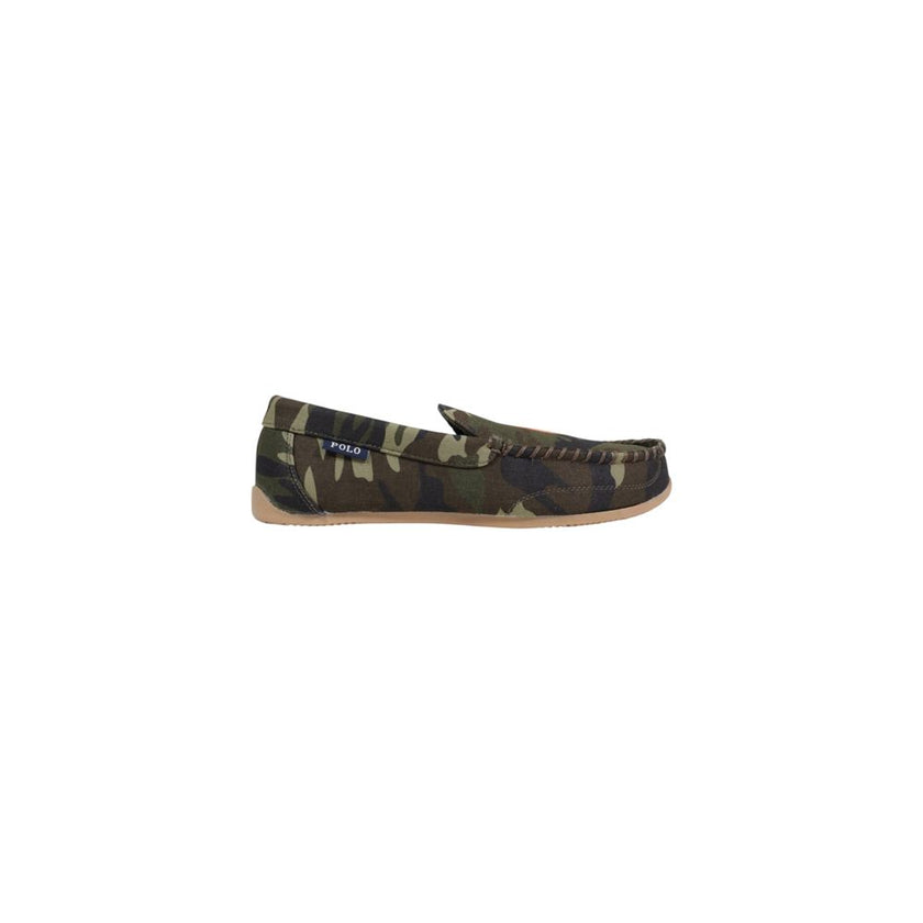 Ralph Lauren Grüne Textil-Slipper