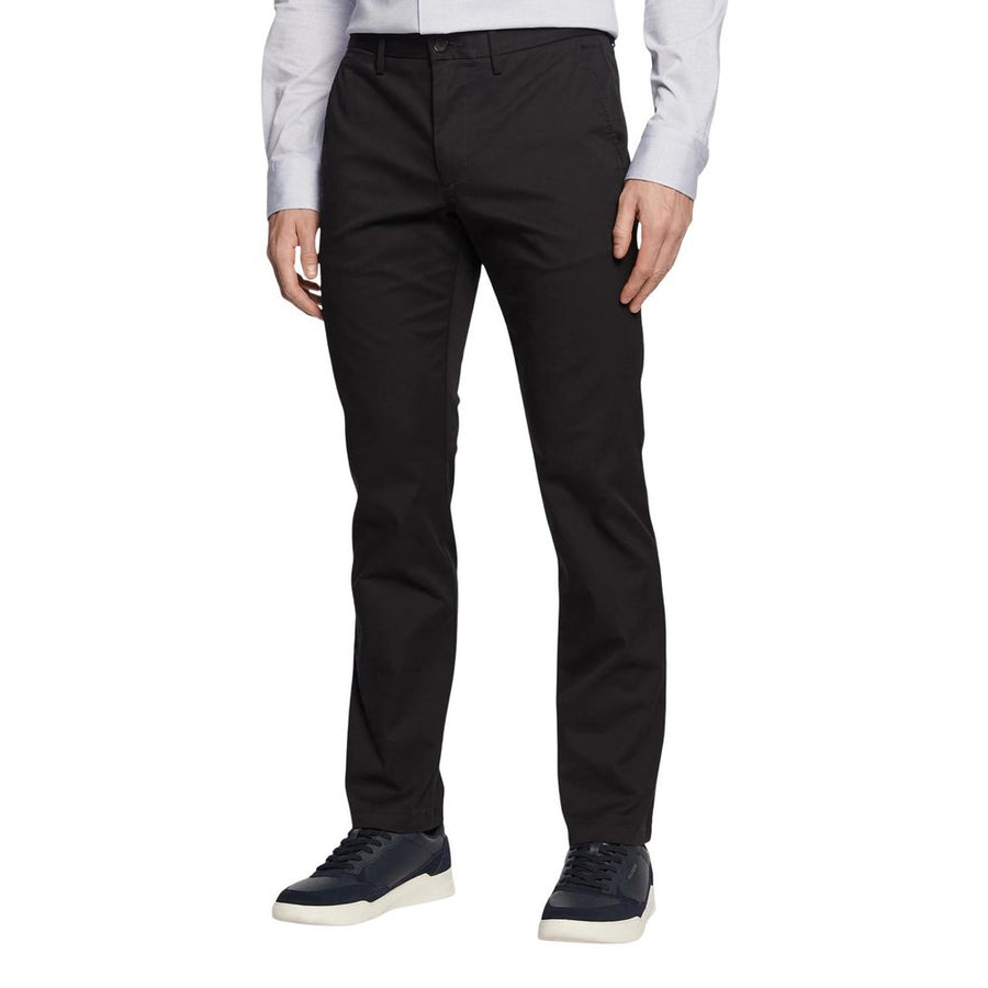 Tommy Hilfiger Black Casual Trousers Made From Recycled Cotton