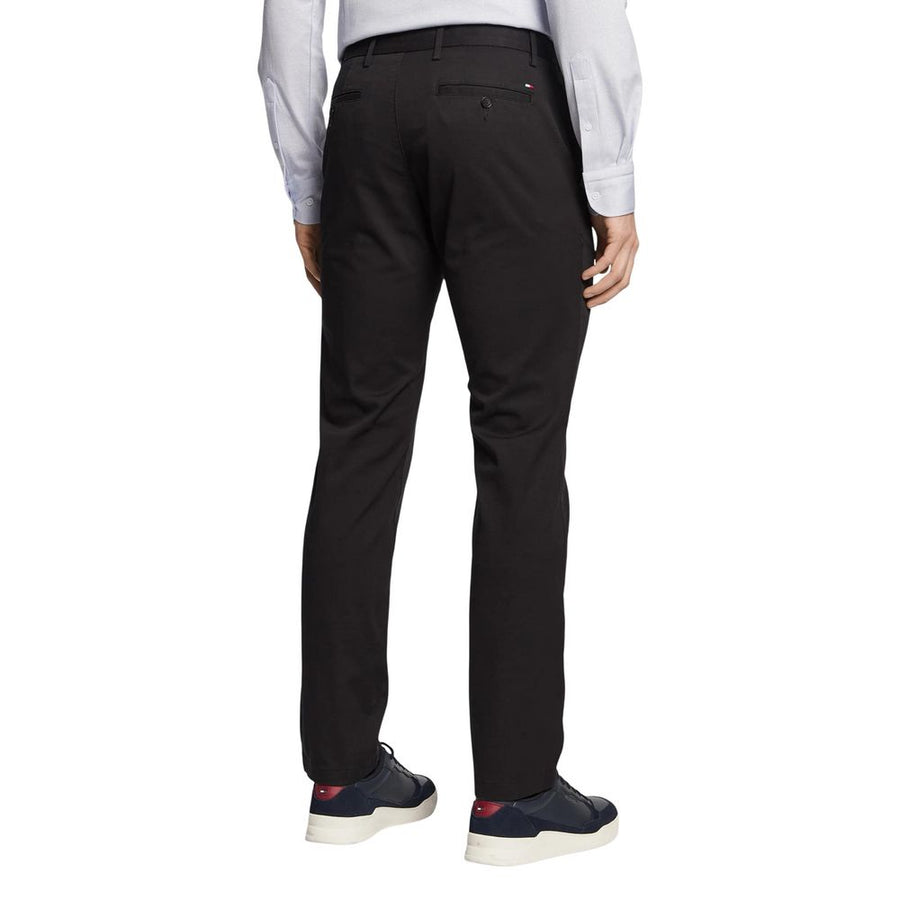 Tommy Hilfiger Black Casual Trousers Made From Recycled Cotton