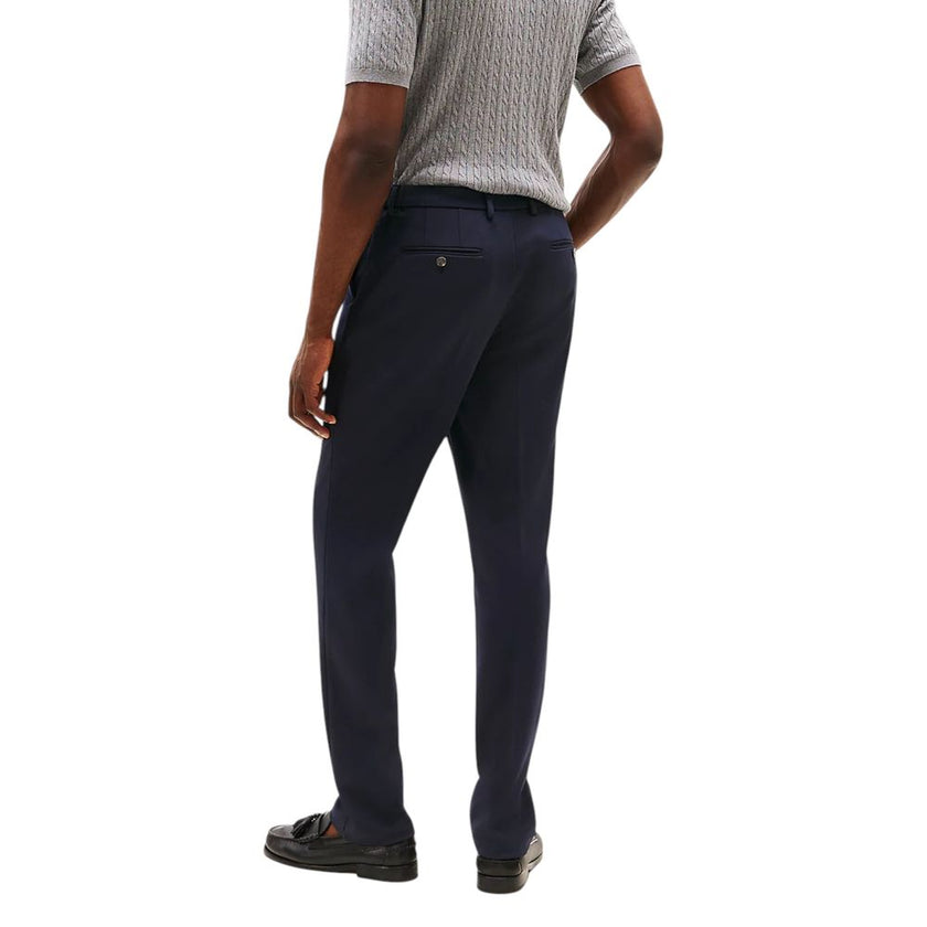 Tommy Hilfiger Blaue Anzughose aus recyceltem Polyester