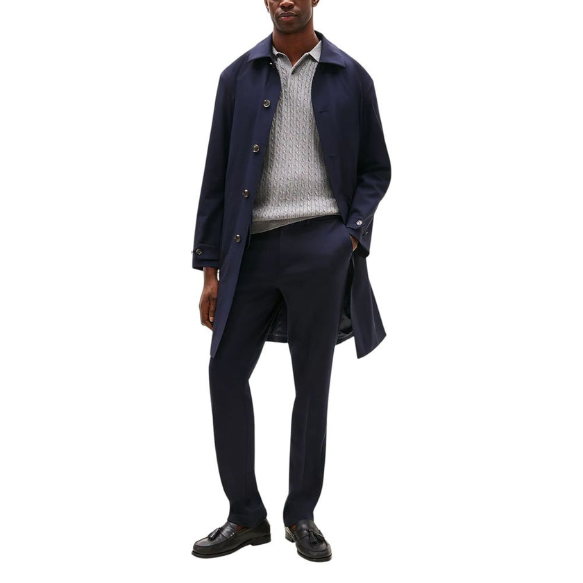 Tommy Hilfiger Blaue Anzughose aus recyceltem Polyester