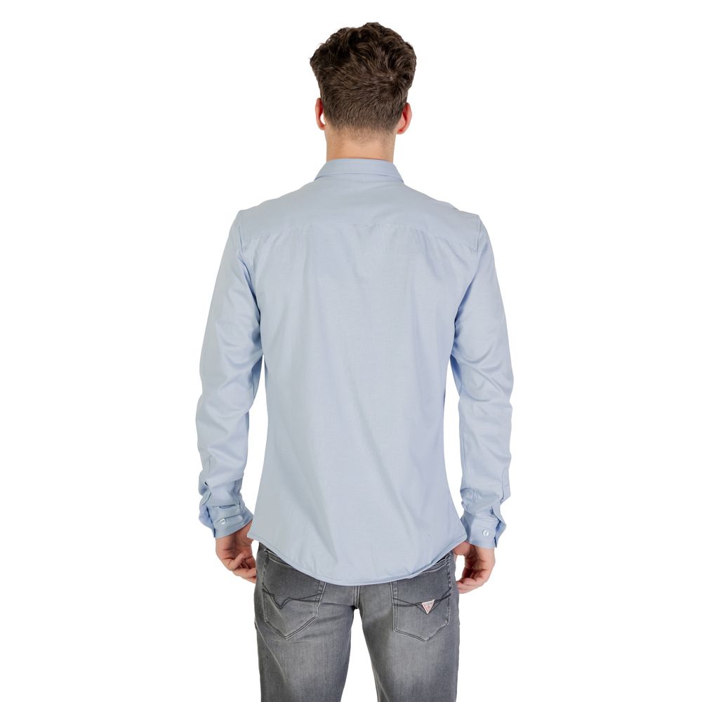 Only & Sons Blue Cotton Shirt