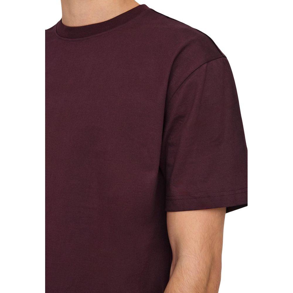Only & Sons Bordeaux Bio-Baumwoll-T-Shirt