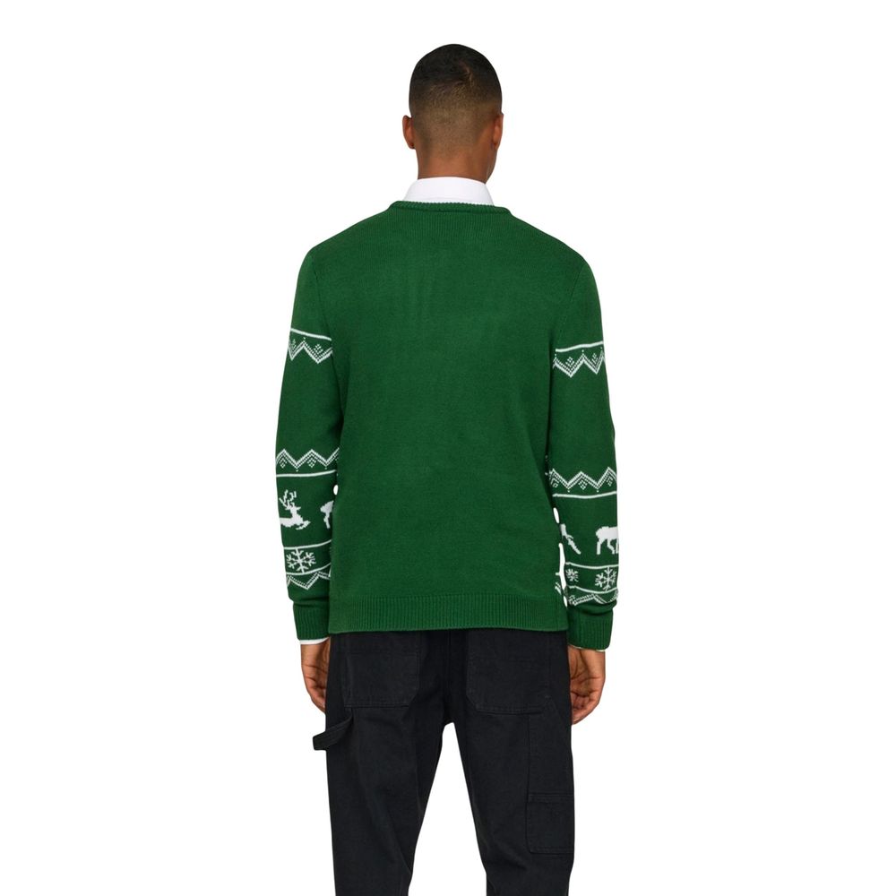 Only & Sons Two-Tone Marabou Jumper