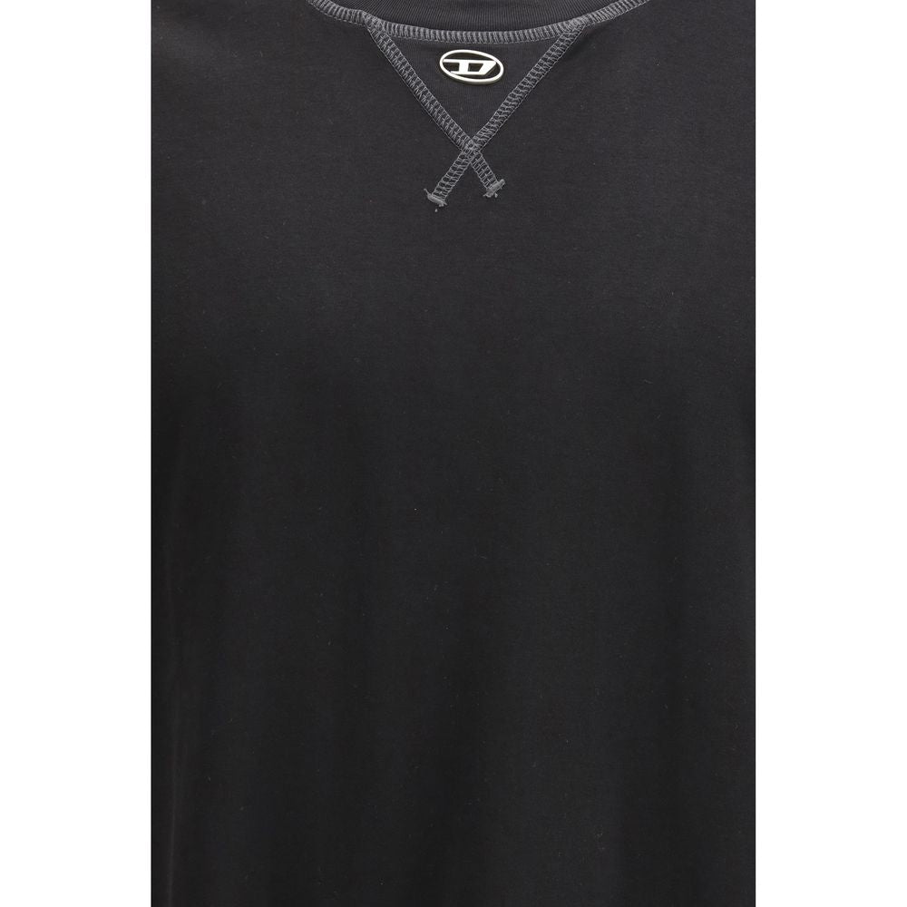 Diesel Schwarzer Baumwoll-Sportswear-Artikel