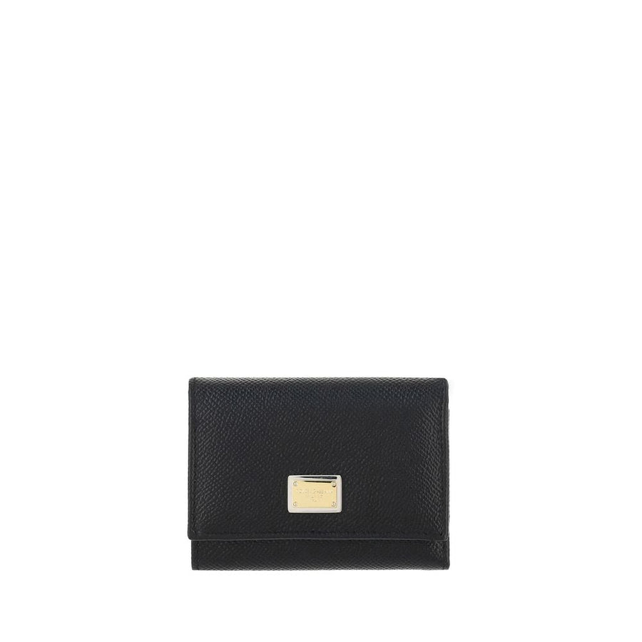Dolce & Gabbana Black Calfskin Bos Taurus Wallet