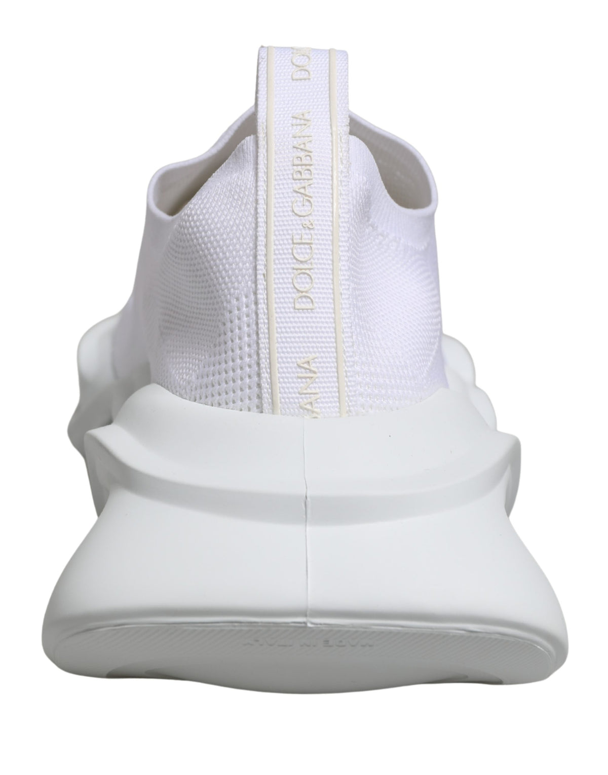 Dolce & Gabbana Weiß Slip On Wave Low Top Turnschuhe Schuhe