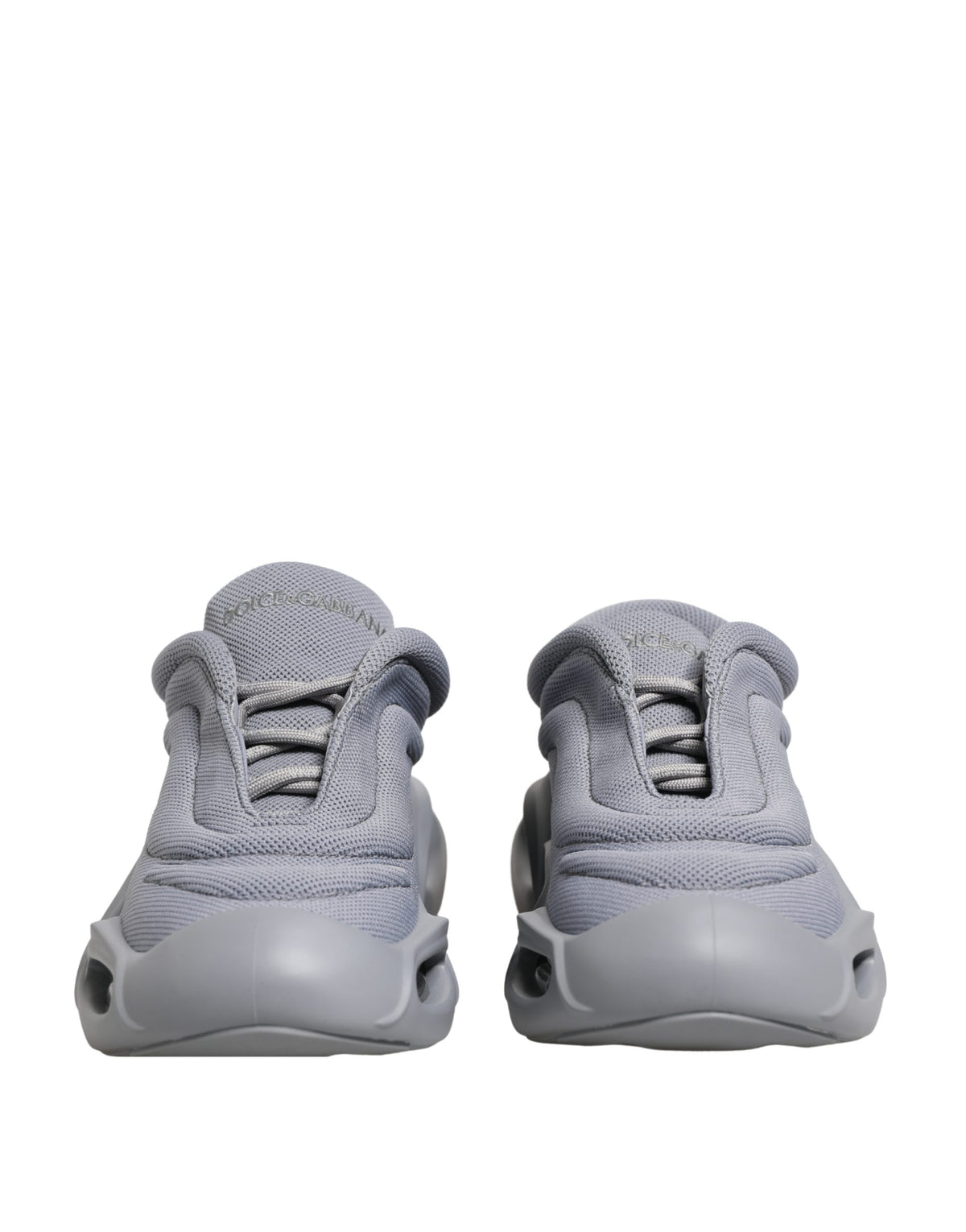 Dolce & Gabbana Grey Slip-On Wave Low-Top Sneakers