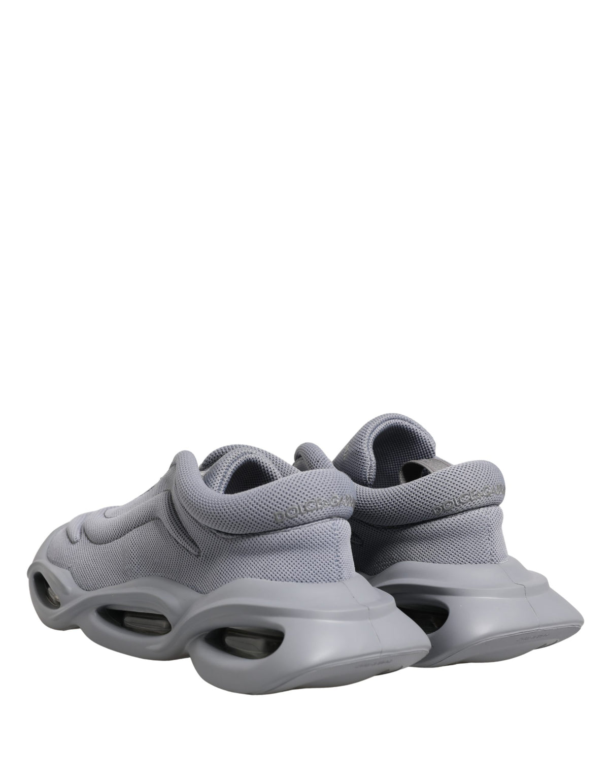 Dolce & Gabbana Grey Slip-On Wave Low-Top Sneakers