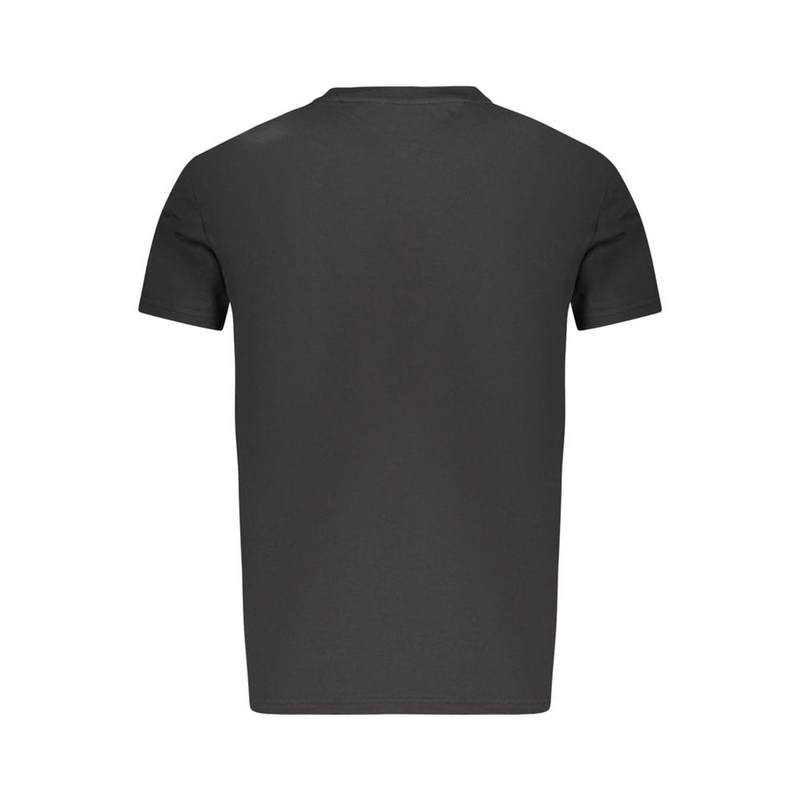 Tommy Hilfiger Schwarzes Baumwoll-T-Shirt für Herren