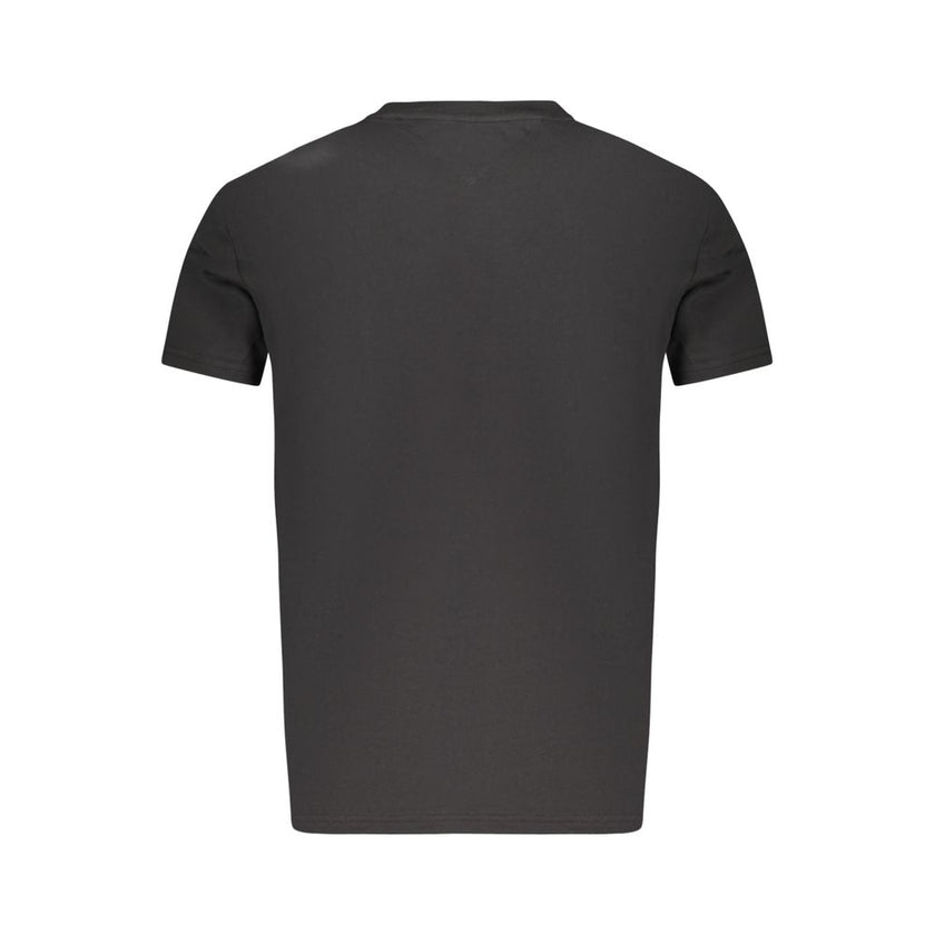 Tommy Hilfiger Schwarzes Baumwoll-T-Shirt für Herren