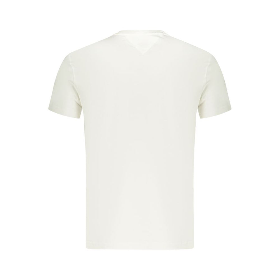 Tommy Hilfiger Weißes Baumwoll-T-Shirt für Herren