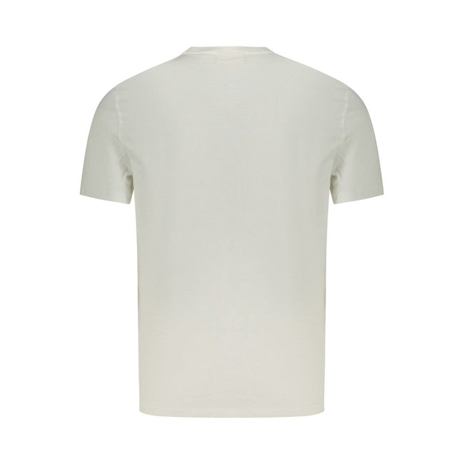 Calvin Klein Weißes Baumwoll-T-Shirt für Herren