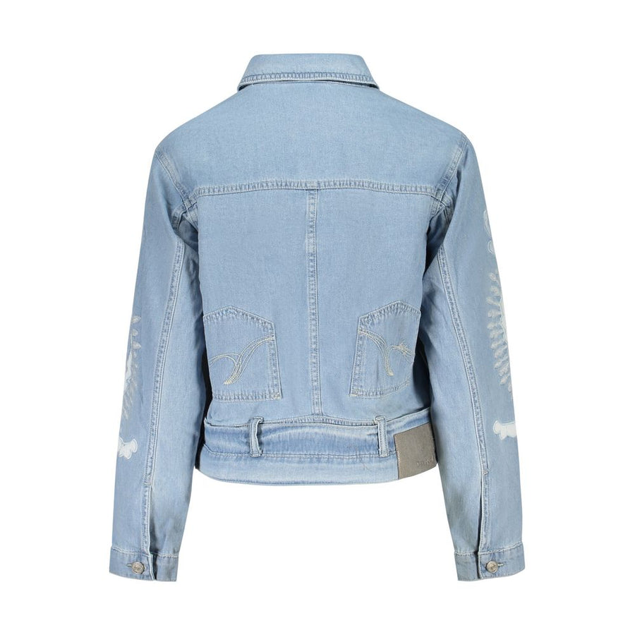 Desigual Blue Cotton Denim Jacket