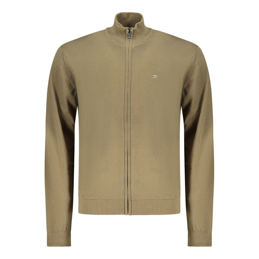 Napapijri Verde Baumwoll-Strickjacke für Herren