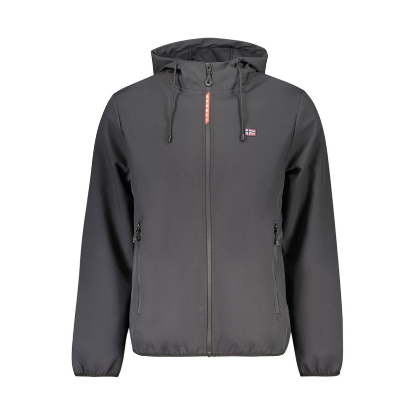 Norway 1963 Schwarze Polyester-Herrenjacke